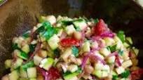 Mediterranean Zucchini and Chickpea Salad Mediterranean Zucchini and Chickpea Salad