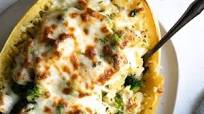 Chicken and Broccoli Stuffed Spaghetti Squash Chicken and Broccoli Stuffed Spaghetti Squash