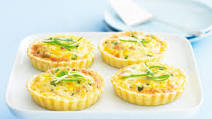 Tuna and corn quiches Tuna and corn quiches
