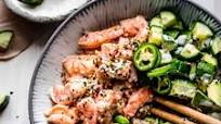 Shrimp Sushi Bowls Shrimp Sushi Bowls
