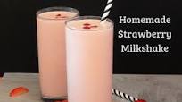 Homemade Strawberry Milkshake Homemade Strawberry Milkshake