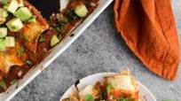 Spinach Enchiladas with Lentils Spinach Enchiladas with Lentils