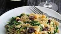 Greek Orzo with Spinach, Olives and Feta Greek Orzo with Spinach, Olives and Feta