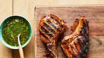 Grilled Pork Chops with Roasted Garlic Gremolata Grilled Pork Chops with Roasted Garlic Gremolata