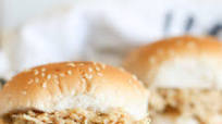 Crockpot Shredded Chicken Sandwiches Crockpot Shredded Chicken Sandwiches