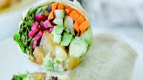 Loaded Veggie Hummus Wraps Loaded Veggie Hummus Wraps