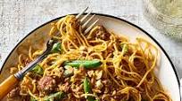 Spicy Pork Noodles With Green Beans Spicy Pork Noodles With Green Beans