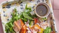 Greek Salad with Salmon Greek Salad with Salmon