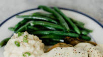Air-Fryer Chicken Fried (Mushroom) Steaks Air-Fryer Chicken Fried (Mushroom) Steaks