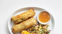 Chicken Egg Rolls with Broccoli Slaw Chicken Egg Rolls with Broccoli Slaw