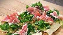 Flatout Rosemary Pizza Crusts with Arugula, Prosciutto and Fontina Flatout Rosemary Pizza Crusts with Arugula, Prosciutto and Fontina