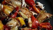 Italian Roast Chicken With Peppers and Olives Italian Roast Chicken With Peppers and Olives
