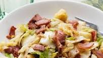 Keto fried cabbage with crispy bacon Keto fried cabbage with crispy bacon
