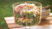 Layered Caesar Shrimp Pasta Salad Recipe - (4.4/5) Layered Caesar Shrimp Pasta Salad Recipe - (4.4/5)