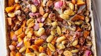Crispy Sheet Pan Gnocchi with Mushrooms, Sausage, and Butternut Squash Crispy Sheet Pan Gnocchi with Mushrooms, Sausage, and Butternut Squash