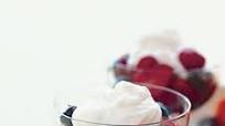 Mixed Berries with Mascarpone-Limoncello Cream Mixed Berries with Mascarpone-Limoncello Cream
