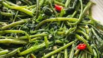 Stir Fried Water Spinach with Shrimp Paste Stir Fried Water Spinach with Shrimp Paste