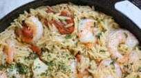 Orzo Pasta with Shrimp, Sun-dried Tomatoes, and Artichokes Orzo Pasta with Shrimp, Sun-dried Tomatoes, and Artichokes