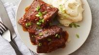 Slow-Cooker Barbecue Beef Short Ribs Slow-Cooker Barbecue Beef Short Ribs