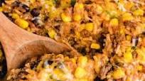 Mexican Beef and Rice Casserole Mexican Beef and Rice Casserole