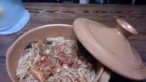 Spaghettis à l'escalope et au piment fort Spaghettis à l'escalope et au piment fort
