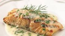 Grilled Salmon with Lemon-Herb Butter Sauce Grilled Salmon with Lemon-Herb Butter Sauce