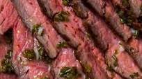 Grilled Flank Steak with Zucchini, Tzatziki, and Fresh Herb Vinaigrette Grilled Flank Steak with Zucchini, Tzatziki, and Fresh Herb Vinaigrette