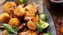 Oven Fried Coconut Shrimp with Thai Pineapple Chili Sauce Oven Fried Coconut Shrimp with Thai Pineapple Chili Sauce