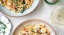 Creamy Tuscan shrimp linguine Creamy Tuscan shrimp linguine
