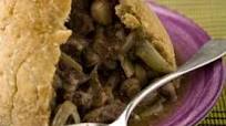 Steak and mushroom pudding Steak and mushroom pudding