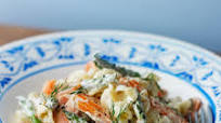 Pasta with salmon and asparagus Pasta with salmon and asparagus