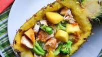 Teriyaki Chicken Pineapple Boats Teriyaki Chicken Pineapple Boats