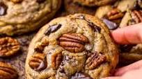 Brown Butter Bourbon Pecan Chocolate Chunk Cookies Brown Butter Bourbon Pecan Chocolate Chunk Cookies