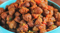 KALA CHANA IN KADAI MASALA KALA CHANA IN KADAI MASALA
