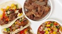 Beef Tongue Tacos with Spicy Mango Salsa Beef Tongue Tacos with Spicy Mango Salsa
