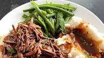 Instant Pot Open-Faced Hot Beef Sandwiches Recipe Instant Pot Open-Faced Hot Beef Sandwiches Recipe