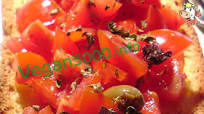Bruschetta with tomatoes Bruschetta with tomatoes