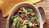 Black-Eyed Peas With Bacon and Escarole Black-Eyed Peas With Bacon and Escarole