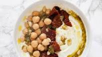 Savory Yogurt with Chickpeas and Pesto Savory Yogurt with Chickpeas and Pesto