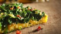 Polenta ‘Pizza’ With Pancetta and Spinach Polenta ‘Pizza’ With Pancetta and Spinach