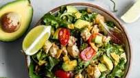 Guacamole Greens Salad with Lime Cilantro Jalapeño Vinaigrette Guacamole Greens Salad with Lime Cilantro Jalapeño Vinaigrette