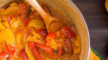 Peperonata (Sweet Bell Peppers With Olive Oil, Onion, and Tomatoes) Recipe Peperonata (Sweet Bell Peppers With Olive Oil, Onion, and Tomatoes) Recipe