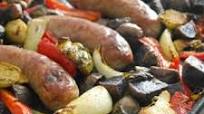 Bratwurst Bake with Roasted Veggies Bratwurst Bake with Roasted Veggies