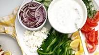 Chicken Pita With Homemade Tzatziki Chicken Pita With Homemade Tzatziki