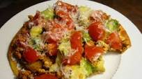 Mexican Ground Turkey Tostada #A1 Mexican Ground Turkey Tostada #A1