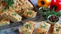 Focaccia ai peperoni Focaccia ai peperoni