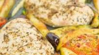Sheet pan Italian herb chicken and vegetables Sheet pan Italian herb chicken and vegetables