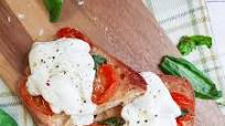 Slow-Roasted Tomato and Burrata Bruschetta Slow-Roasted Tomato and Burrata Bruschetta