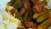 Bamya (okra) with lamb Bamya (okra) with lamb