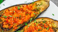 Vegan Stuffed Eggplants Vegan Stuffed Eggplants